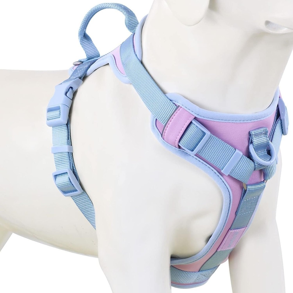 Wolfone‎ No Pull Dog Harness Adjustable Soft Padded Pet Vest Handle Size Small